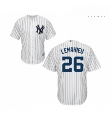 Mens New York Yankees 26 DJ LeMahieu Replica White Home Baseball Jersey Mens New York Yankees 26 DJ LeMahieu Replica White Home Baseball Jersey