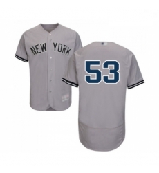 Mens New York Yankees 53 Zach Britton Grey Road Flex Base Authentic Collection Baseball Jersey Mens New York Yankees 53 Zach Britton Grey Road Flex Base Authentic Collection Baseball Jersey