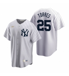 Mens Nike New York Yankees 25 Gleyber Torres White Cooperstown Collection Home Stitched Baseball Jersey Mens Nike New York Yankees 25 Gleyber Torres White Cooperstown Collection Home Stitched Baseball Jersey