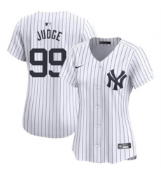 Women New York Yankees 99 Aaron Judge White Stitched Coolse Baseball Jersey Women New York Yankees 99 Aaron Judge White Stitched Coolse Baseball Jersey