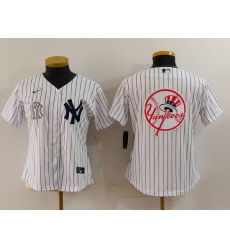 Women New York Yankees White Team Big Logo Cool Base Stitched Jersey 11 Women New York Yankees White Team Big Logo Cool Base Stitched Jersey 11