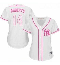 Womens Majestic New York Yankees 14 Brian Roberts Replica White Fashion Cool Base MLB Jersey Womens Majestic New York Yankees 14 Brian Roberts Replica White Fashion Cool Base MLB Jersey