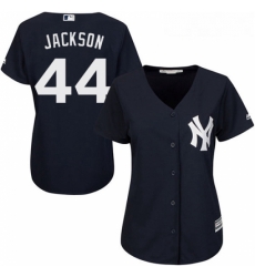 Womens Majestic New York Yankees 44 Reggie Jackson Authentic Navy Blue Alternate MLB Jersey Womens Majestic New York Yankees 44 Reggie Jackson Authentic Navy Blue Alternate MLB Jersey
