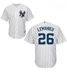 Yankees #26 DJ LeMahieu White Cool Base Stitched Youth Baseball Jersey Yankees #26 DJ LeMahieu White Cool Base Stitched Youth Baseball Jersey