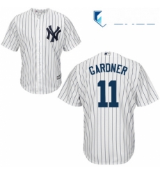 Youth Majestic New York Yankees 11 Brett Gardner Authentic White Home MLB Jersey Youth Majestic New York Yankees 11 Brett Gardner Authentic White Home MLB Jersey