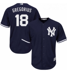 Youth Majestic New York Yankees 18 Didi Gregorius Authentic Navy Blue Alternate MLB Jersey Youth Majestic New York Yankees 18 Didi Gregorius Authentic Navy Blue Alternate MLB Jersey