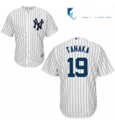 Youth Majestic New York Yankees 19 Masahiro Tanaka Authentic White Home MLB Jersey Youth Majestic New York Yankees 19 Masahiro Tanaka Authentic White Home MLB Jersey