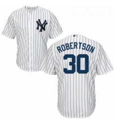 Youth Majestic New York Yankees 30 David Robertson Authentic White Home MLB Jersey Youth Majestic New York Yankees 30 David Robertson Authentic White Home MLB Jersey