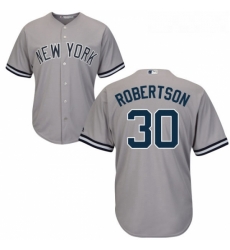 Youth Majestic New York Yankees 30 David Robertson Replica Grey Road MLB Jersey Youth Majestic New York Yankees 30 David Robertson Replica Grey Road MLB Jersey