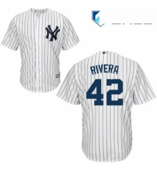 Youth Majestic New York Yankees 42 Mariano Rivera Authentic White Home MLB Jersey Youth Majestic New York Yankees 42 Mariano Rivera Authentic White Home MLB Jersey