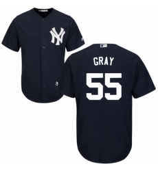Youth Majestic New York Yankees 55 Sonny Gray Authentic Navy Blue Alternate MLB Jersey Youth Majestic New York Yankees 55 Sonny Gray Authentic Navy Blue Alternate MLB Jersey