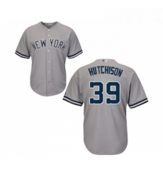 Youth New York Yankees 39 Drew Hutchison Authentic Grey Road Baseball Jersey Youth New York Yankees 39 Drew Hutchison Authentic Grey Road Baseball Jersey