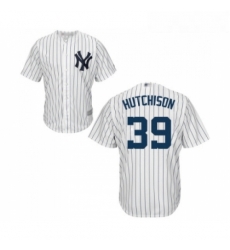 Youth New York Yankees 39 Drew Hutchison Authentic White Home Baseball Jersey Youth New York Yankees 39 Drew Hutchison Authentic White Home Baseball Jersey