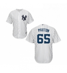 Youth New York Yankees 65 James Paxton Authentic White Home Baseball Jersey Youth New York Yankees 65 James Paxton Authentic White Home Baseball Jersey