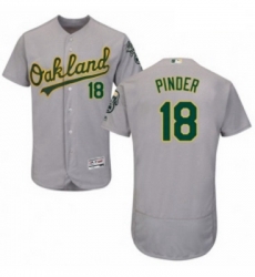 Mens Majestic Oakland Athletics 18 Chad Pinder Grey Road Flex Base Authentic Collection MLB Jersey Mens Majestic Oakland Athletics 18 Chad Pinder Grey Road Flex Base Authentic Collection MLB Jersey