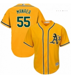 Mens Majestic Oakland Athletics 55 Sean Manaea Replica Gold Alternate 2 Cool Base MLB Jersey Mens Majestic Oakland Athletics 55 Sean Manaea Replica Gold Alternate 2 Cool Base MLB Jersey