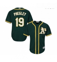 Mens Oakland Athletics 19 Josh Phegley Replica Green Alternate 1 Cool Base Baseball Jersey Mens Oakland Athletics 19 Josh Phegley Replica Green Alternate 1 Cool Base Baseball Jersey