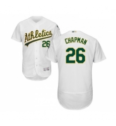 Mens Oakland Athletics 26 Matt Chapman White Home Flex Base Authentic Collection Baseball Jersey Mens Oakland Athletics 26 Matt Chapman White Home Flex Base Authentic Collection Baseball Jersey
