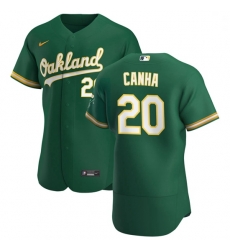 Oakland Athletics 20 Mark Canha Men Nike Kelly Green Alternate 2020 Authentic Player MLB Jersey Oakland Athletics 20 Mark Canha Men Nike Kelly Green Alternate 2020 Authentic Player MLB Jersey