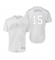 Oakland Athletics Homer Bailey Homer White 2019 Players Weekend MLB Jersey Oakland Athletics Homer Bailey Homer White 2019 Players Weekend MLB Jersey