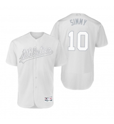 Oakland Athletics Marcus Semien Simmy White 2019 Players Weekend MLB Jersey Oakland Athletics Marcus Semien Simmy White 2019 Players Weekend MLB Jersey