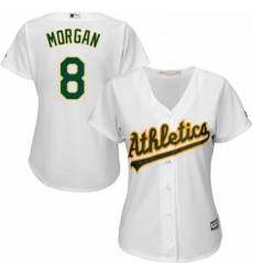 Womens Majestic Oakland Athletics 8 Joe Morgan Authentic White Home Cool Base MLB Jersey Womens Majestic Oakland Athletics 8 Joe Morgan Authentic White Home Cool Base MLB Jersey
