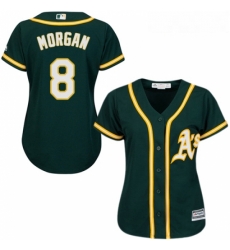 Womens Majestic Oakland Athletics 8 Joe Morgan Replica Green Alternate 1 Cool Base MLB Jersey Womens Majestic Oakland Athletics 8 Joe Morgan Replica Green Alternate 1 Cool Base MLB Jersey