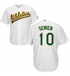 Youth Majestic Oakland Athletics 10 Marcus Semien Authentic White Home Cool Base MLB Jersey Youth Majestic Oakland Athletics 10 Marcus Semien Authentic White Home Cool Base MLB Jersey