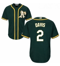 Youth Majestic Oakland Athletics 2 Khris Davis Authentic Green Alternate 1 Cool Base MLB Jersey Youth Majestic Oakland Athletics 2 Khris Davis Authentic Green Alternate 1 Cool Base MLB Jersey