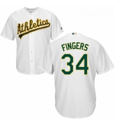 Youth Majestic Oakland Athletics 34 Rollie Fingers Replica White Home Cool Base MLB Jersey Youth Majestic Oakland Athletics 34 Rollie Fingers Replica White Home Cool Base MLB Jersey