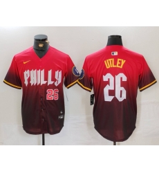 Men Philadelphia Phillies 26 Chase Utley Red 2024 City Connect Limited Stitched Jersey 3 Men Philadelphia Phillies 26 Chase Utley Red 2024 City Connect Limited Stitched Jersey 3