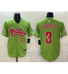 Men Philadelphia Phillies 3 Bryce Harper Light Green Phanatic Limited Stitched Jersey Men Philadelphia Phillies 3 Bryce Harper Light Green Phanatic Limited Stitched Jersey