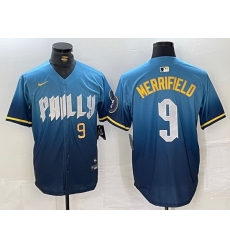 Men Philadelphia Phillies 9 Whit Merrifield Blue 2024 City Connect Limited Stitched Jersey 5 Men Philadelphia Phillies 9 Whit Merrifield Blue 2024 City Connect Limited Stitched Jersey 5