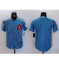 Men Philadelphia Phillies Blank Blue Cool Base Stitched Jersey Men Philadelphia Phillies Blank Blue Cool Base Stitched Jersey