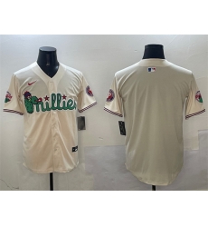 Men Philadelphia Phillies Blank Cream Phanatic Limited Stitched Jersey Men Philadelphia Phillies Blank Cream Phanatic Limited Stitched Jersey