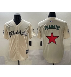 Men Philadelphia Phillies Cream Phanatic Gothic Vapor Limited Stitched Jersey Men Philadelphia Phillies Cream Phanatic Gothic Vapor Limited Stitched Jersey
