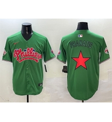 Men Philadelphia Phillies Green Phanatic Limited Stitched Jersey