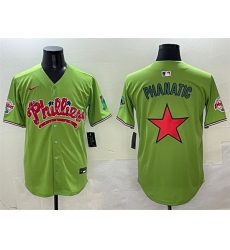 Men Philadelphia Phillies Light Green Phanatic Limited Stitched Jersey