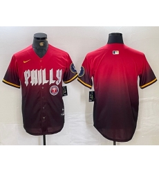 Men Philadelphia Phillies Red Team Big Logo 2024 City Connect Limited Stitched Baseball Jersey 3 Men Philadelphia Phillies Red Team Big Logo 2024 City Connect Limited Stitched Baseball Jersey 3