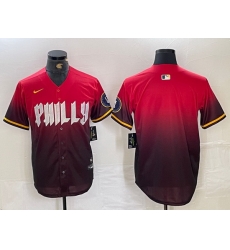 Men Philadelphia Phillies Red Team Big Logo 2024 City Connect Limited Stitched Baseball Jersey 4 Men Philadelphia Phillies Red Team Big Logo 2024 City Connect Limited Stitched Baseball Jersey 4