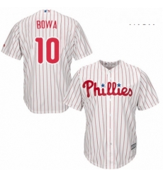 Mens Majestic Philadelphia Phillies 10 Larry Bowa Replica WhiteRed Strip Home Cool Base MLB Jersey Mens Majestic Philadelphia Phillies 10 Larry Bowa Replica WhiteRed Strip Home Cool Base MLB Jersey