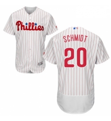 Mens Majestic Philadelphia Phillies 20 Mike Schmidt White Home Flex Base Authentic Collection MLB Jersey Mens Majestic Philadelphia Phillies 20 Mike Schmidt White Home Flex Base Authentic Collection MLB Jersey