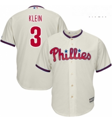 Mens Majestic Philadelphia Phillies 3 Chuck Klein Replica Cream Alternate Cool Base MLB Jersey Mens Majestic Philadelphia Phillies 3 Chuck Klein Replica Cream Alternate Cool Base MLB Jersey