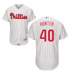 Mens Majestic Philadelphia Phillies 40 Tommy Hunter White Home Flex Base Authentic Collection MLB Jersey Mens Majestic Philadelphia Phillies 40 Tommy Hunter White Home Flex Base Authentic Collection MLB Jersey