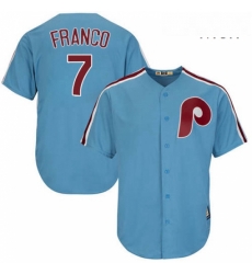 Mens Majestic Philadelphia Phillies 7 Maikel Franco Authentic Light Blue Cooperstown MLB Jersey Mens Majestic Philadelphia Phillies 7 Maikel Franco Authentic Light Blue Cooperstown MLB Jersey