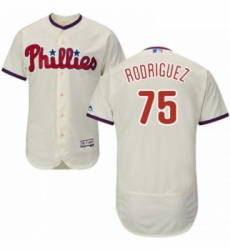 Mens Majestic Philadelphia Phillies 75 Francisco Rodriguez Cream Alternate Flex Base Authentic Collection MLB Jersey Mens Majestic Philadelphia Phillies 75 Francisco Rodriguez Cream Alternate Flex Base Authentic Collection MLB Jersey