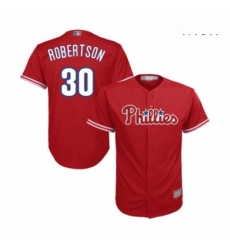 Mens Philadelphia Phillies 30 David Robertson Replica Red Alternate Cool Base Baseball Jersey Mens Philadelphia Phillies 30 David Robertson Replica Red Alternate Cool Base Baseball Jersey