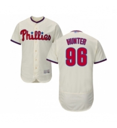Mens Philadelphia Phillies 96 Tommy Hunter Cream Alternate Flex Base Authentic Collection Baseball Jersey Mens Philadelphia Phillies 96 Tommy Hunter Cream Alternate Flex Base Authentic Collection Baseball Jersey