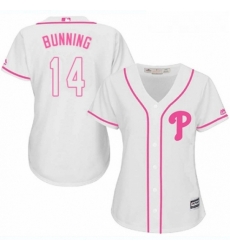 Womens Majestic Philadelphia Phillies 14 Jim Bunning Authentic White Fashion Cool Base MLB Jersey Womens Majestic Philadelphia Phillies 14 Jim Bunning Authentic White Fashion Cool Base MLB Jersey