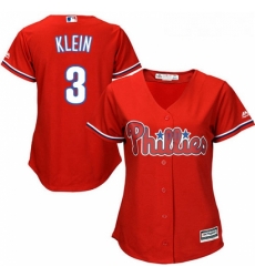 Womens Majestic Philadelphia Phillies 3 Chuck Klein Authentic Red Alternate Cool Base MLB Jersey Womens Majestic Philadelphia Phillies 3 Chuck Klein Authentic Red Alternate Cool Base MLB Jersey